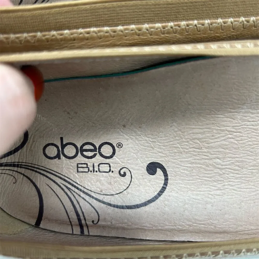 Abeo Bio Nellie Women's Orthopedic Casual Slip On Wedges Size 10 Neutral